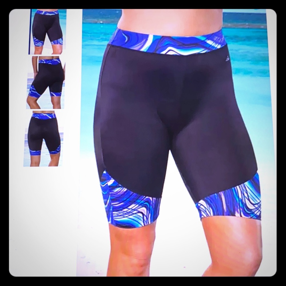 Undertow Long Bike Shorts-Swim Shorts